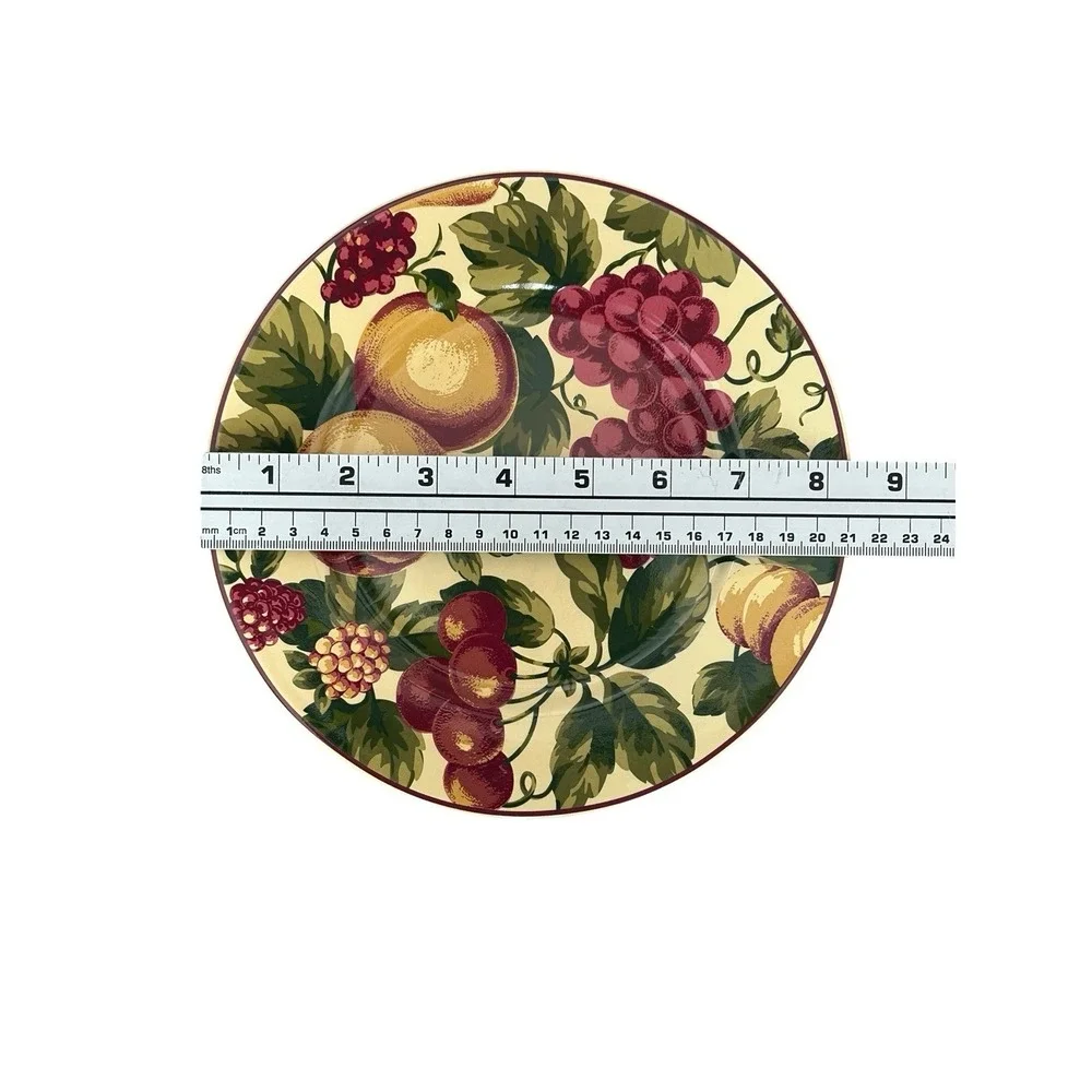 Waverly Garden Room Floral Manor Fruit Salad Plates Set of 6 Country Cottagecore